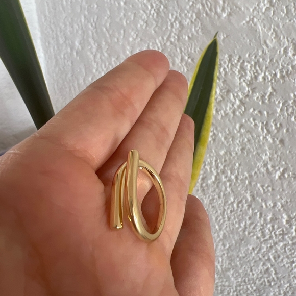 Unique Wrap Adjustable Ring | 18k Gold Over S925 - Picture 8 of 11